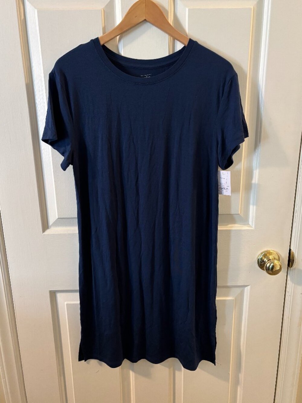 Auden Women's Cloud Knit Navy Blue Sleepshirt Nightgown ~ Small ~ NWT